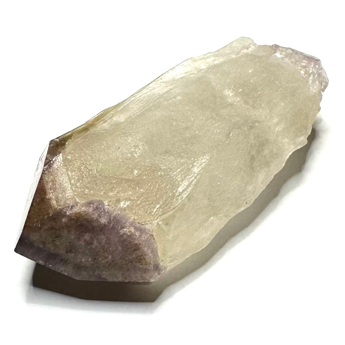 Golden Amethyst Lemurian with Polished Tip-3 1/4 x 1 3/4"-NC7437
