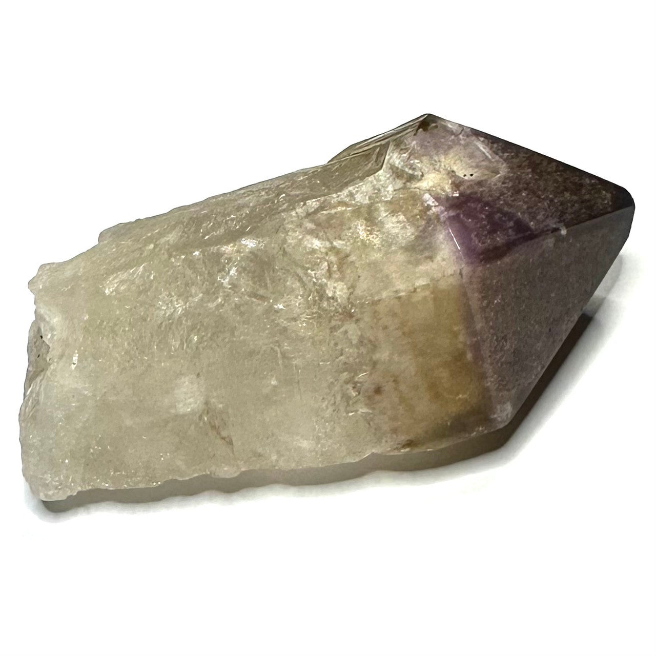 Golden Amethyst Lemurian with Polished Tip-3 1/4 x 1 3/4"-NC7439