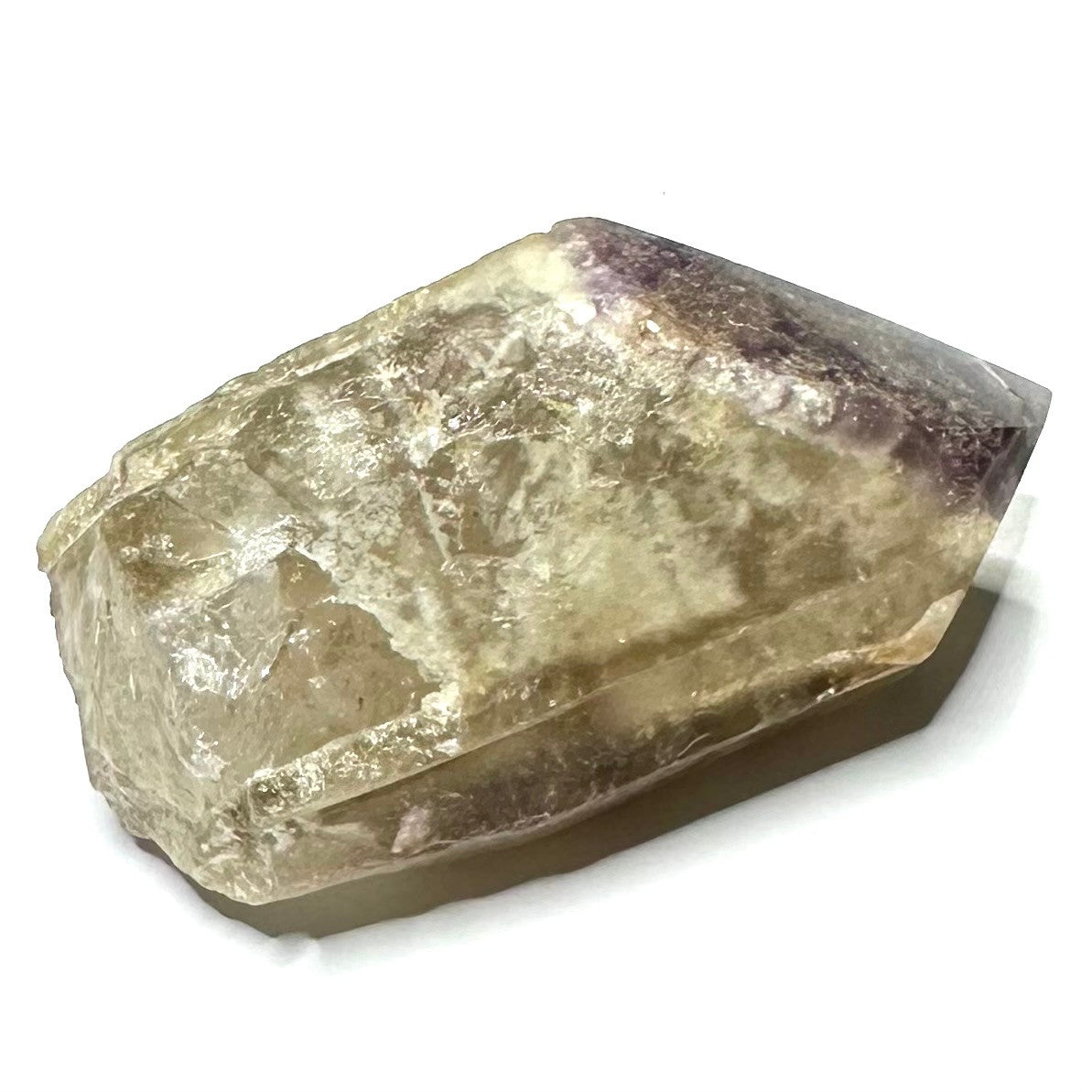 Golden Amethyst Lemurian with Polished Tip-2 3/4 x 1 1/2"-NC7440