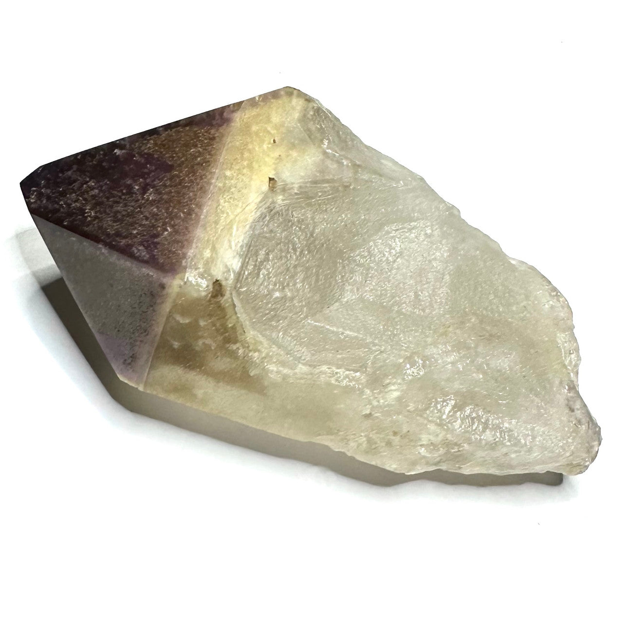 Golden Amethyst Lemurian with Polished Tip-4 x 2 1/4"-NC7441