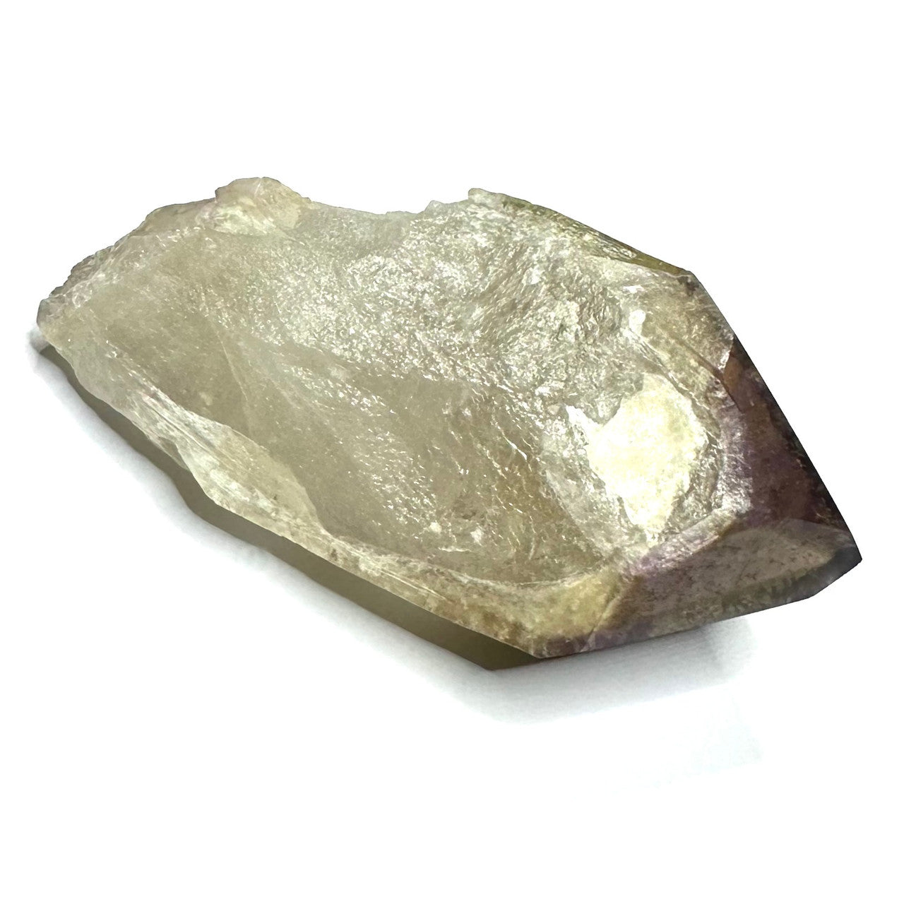 Golden Amethyst Lemurian with Polished Tip-4 x 2 1/4"-NC7441