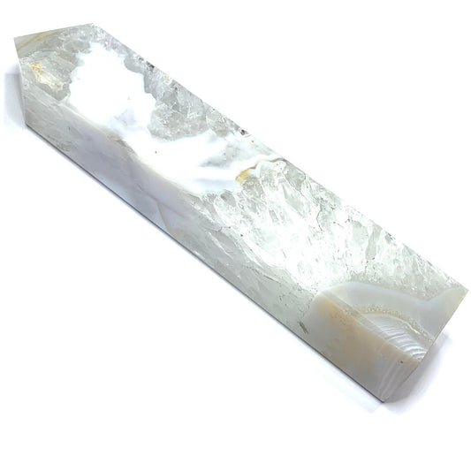 One of a Kind Agate in Quartz Tower Stone-6 1/2 x 1 1/4"