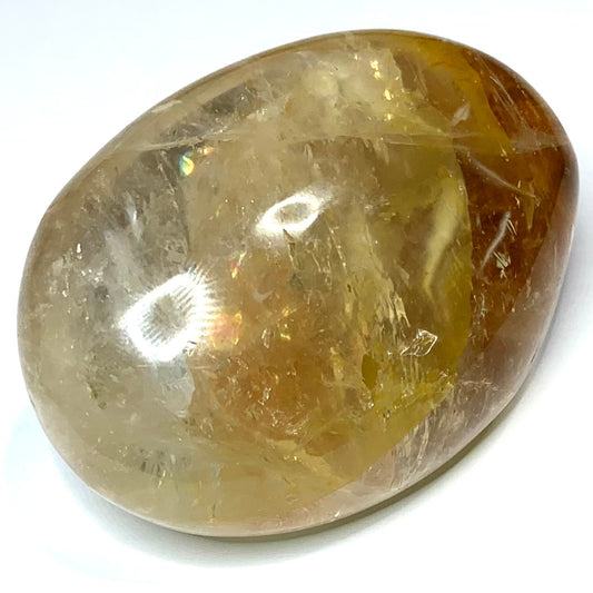 One of a Kind Fire Quartz with Rainbow Palm Stone-2 1/2 x 1 3/4" (NC4770)