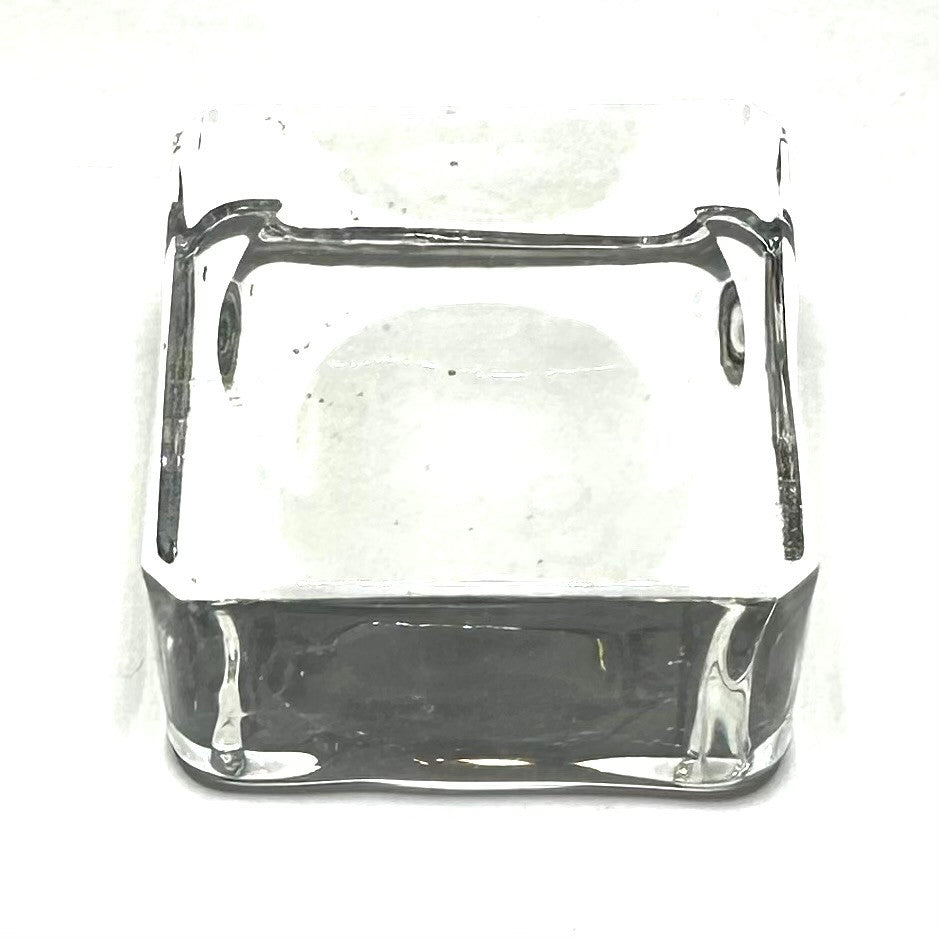 Clear Lucite Square Sphere Stands-1 1/4 x 3/4" (NC5235)