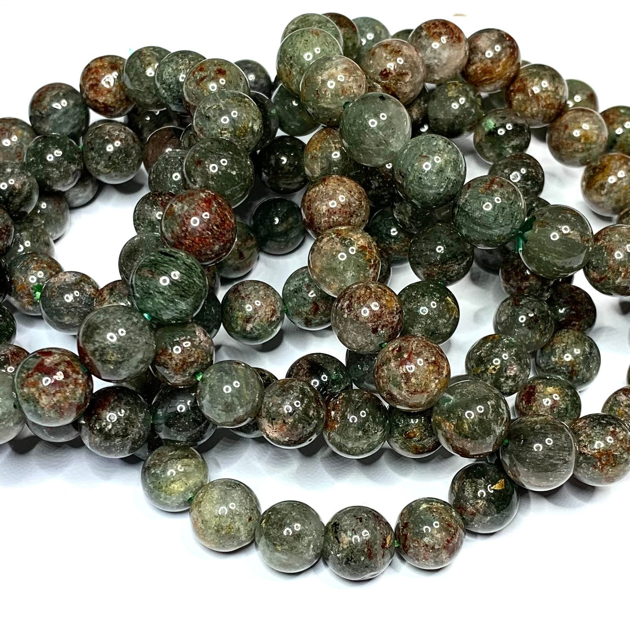 Garden Quartz Mala Bead Bracelet-A+ Grade-9-10mm (NC4772)