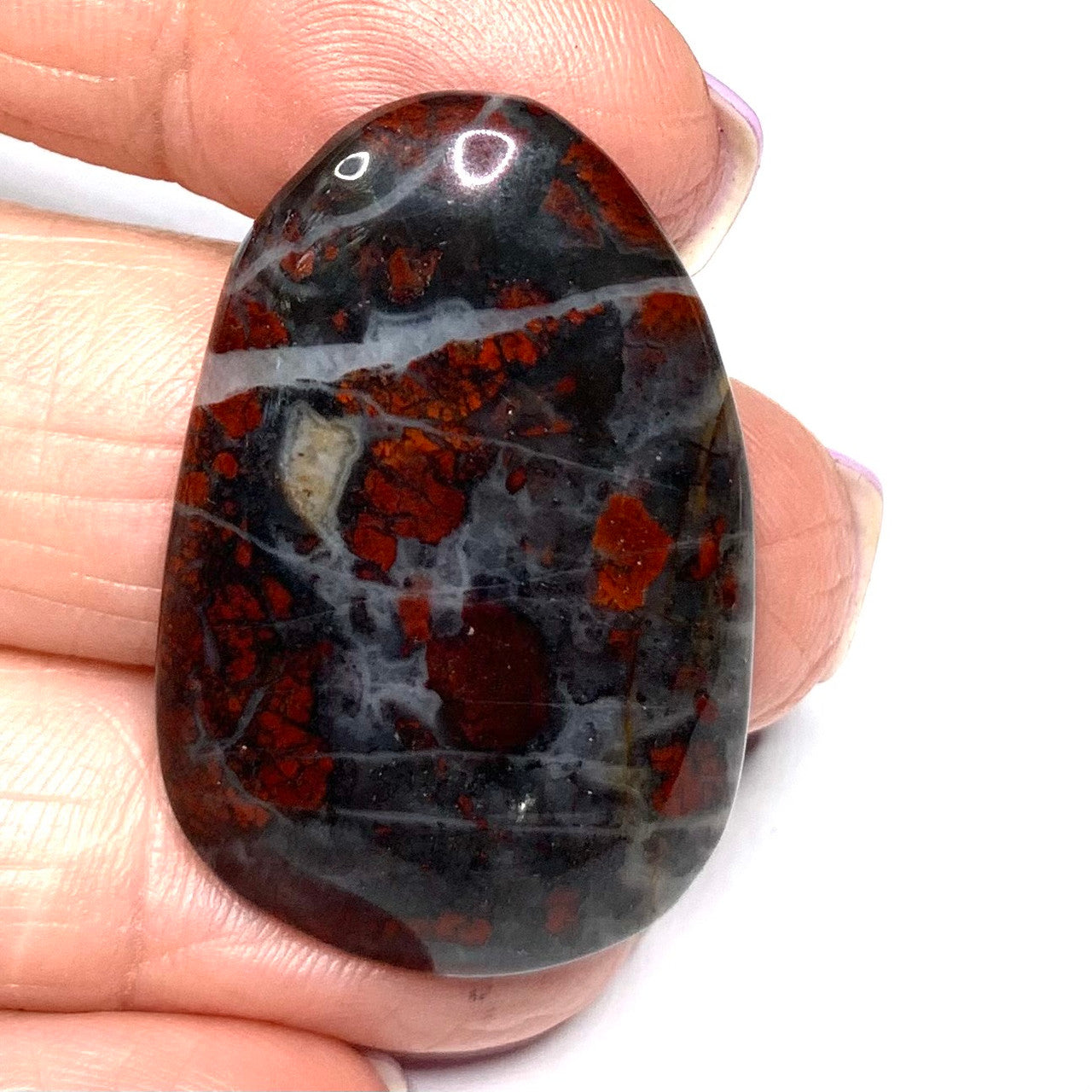 One of a Kind Red Creek Jasper Free Form Cabochon-37 x 24mm-CAB3469 (CAB3469)