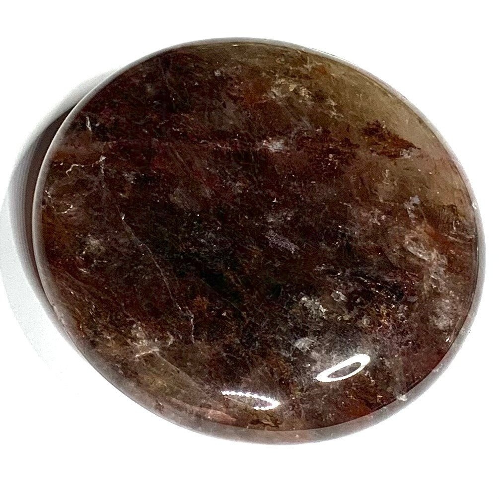 One of a Kind Fire Quartz Palm Stone-2 1/4"-NC4802 (NC4802)