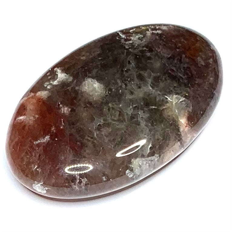 One of a Kind Fire Quartz Palm Stone-2 1/2 x 1 1/4-NC4803 (NC4803)