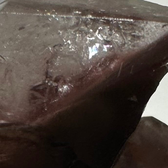 One of a Kind Pink Lithium Quartz with Rainbow Inclusions Double Terminated Mini Stone Tower-1 1/4 x 1"