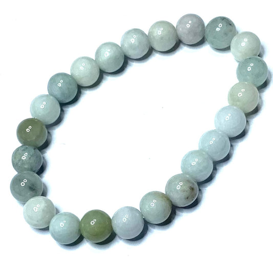 Burma Jade Mala Bead Bracelet-8mm (NC4812)