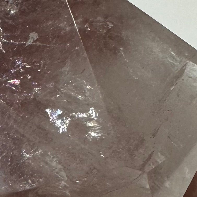 One of a Kind Pink Lithium Quartz with Rainbow Inclusions Mini Stone Tower-1 x 1"-NC6154