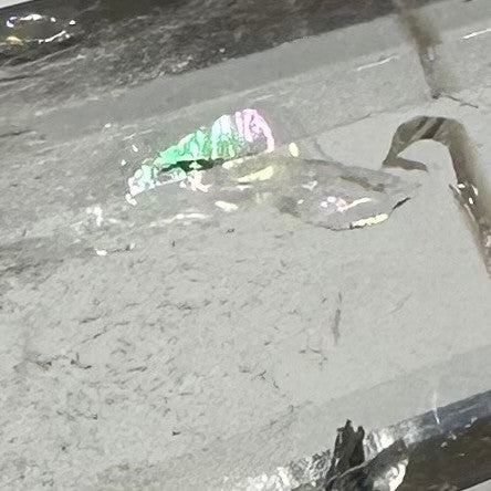 One of a Kind Quartz Crystal with Rainbow Inclusions Stone Tower-3 3/4 x 1"