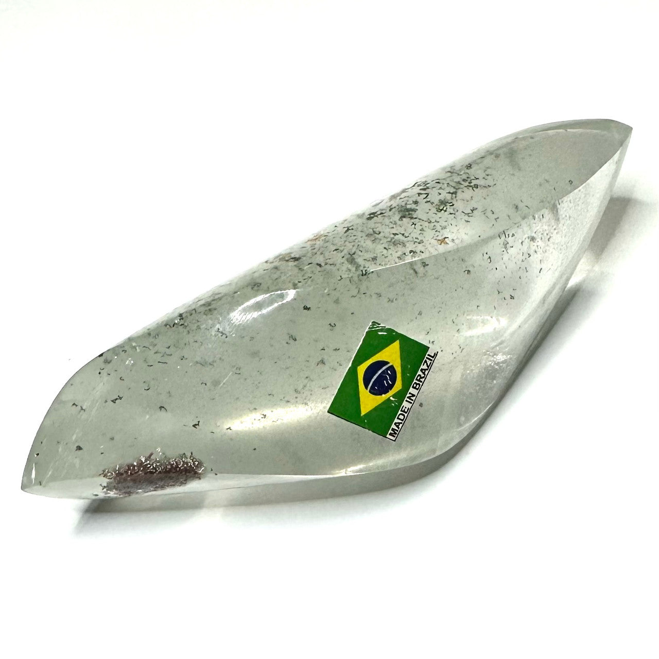 One of a Kind Carved and Polished Chlorite Quartz Stone-4 1/4 x 1 1/4"