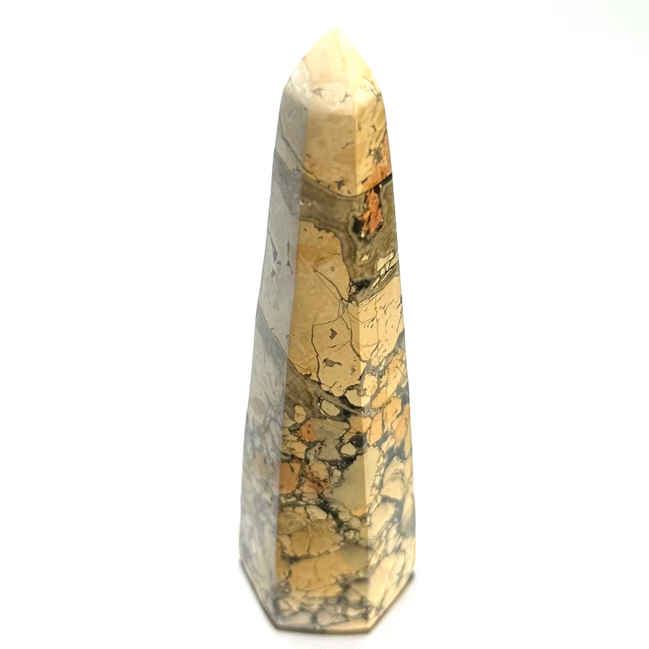 One of a Kind Maligano Jasper Stone Tower-4 3/4 x 1 1/4-NC6199"