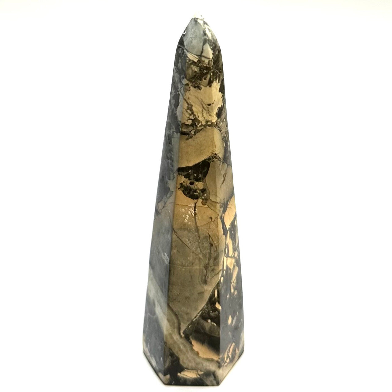 One of a Kind Maligano Jasper Stone Tower-4 1/2 x 1 1/4"-NC6200