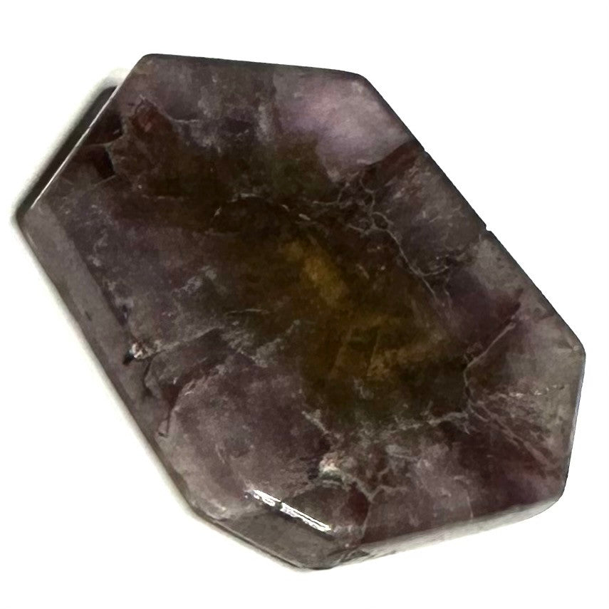 RARE-One of a Kind Super Seven + Ametrine and Pyrite Stone Slab-1 3/4 x 1 1/2"-NC6234