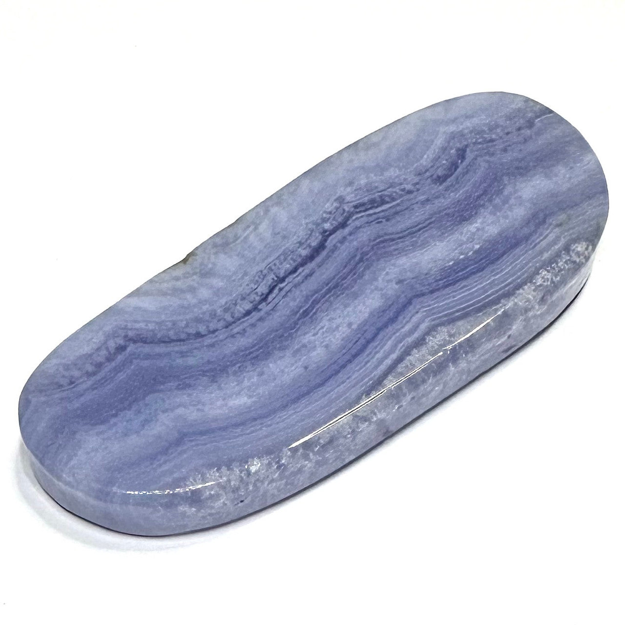 One of a Kind Blue Lace Agate Slab-2 1/2 x 1"