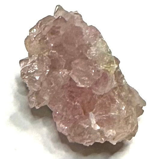 RARE-One of a Kind Canga Rosa Crystalized Rose Quartz Druzy Cluster-1 1/2 x 3/4"