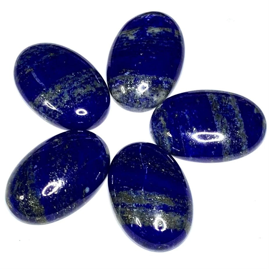 Lapis Oval Domed Cabochons-A- Grade-30 x 20mm