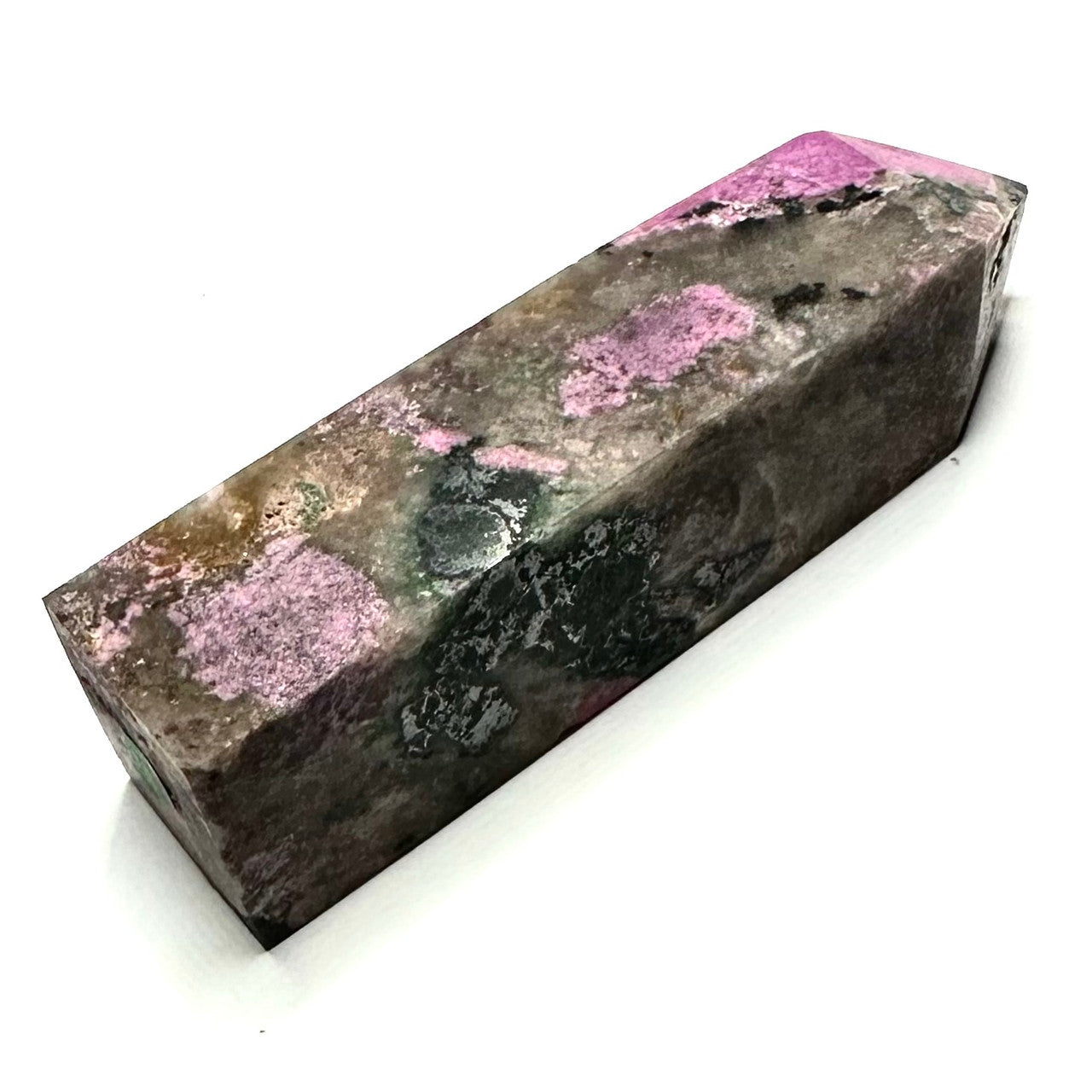 One of a Kind Cobalt Calcite Stone Tower-3 x 1"