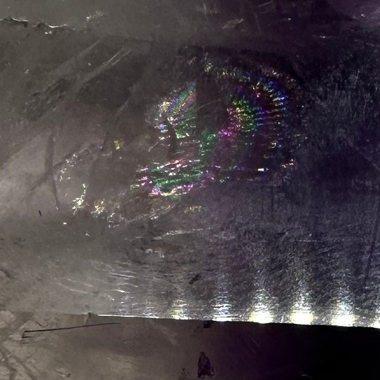 One of a Kind Amethyst with Rainbow Inclusions Terminated Point-4 1/4 x 1 1/2"