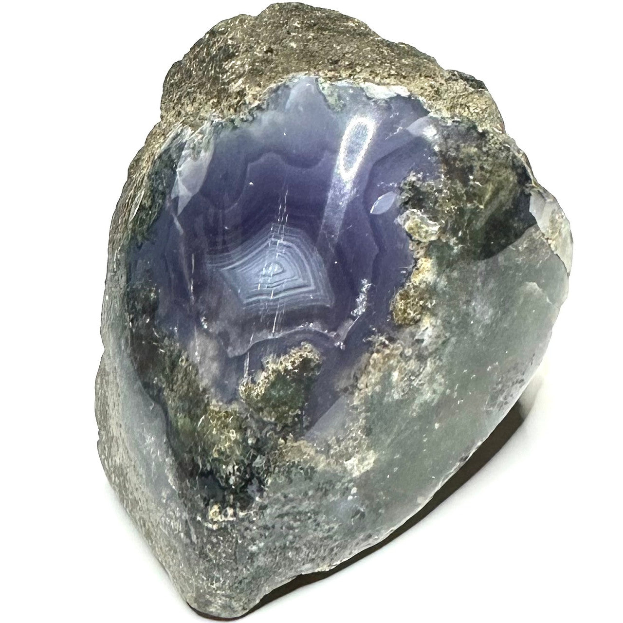 One of a Kind Purple Chalcedony Specimen-3 1/2 x 2 1/4"