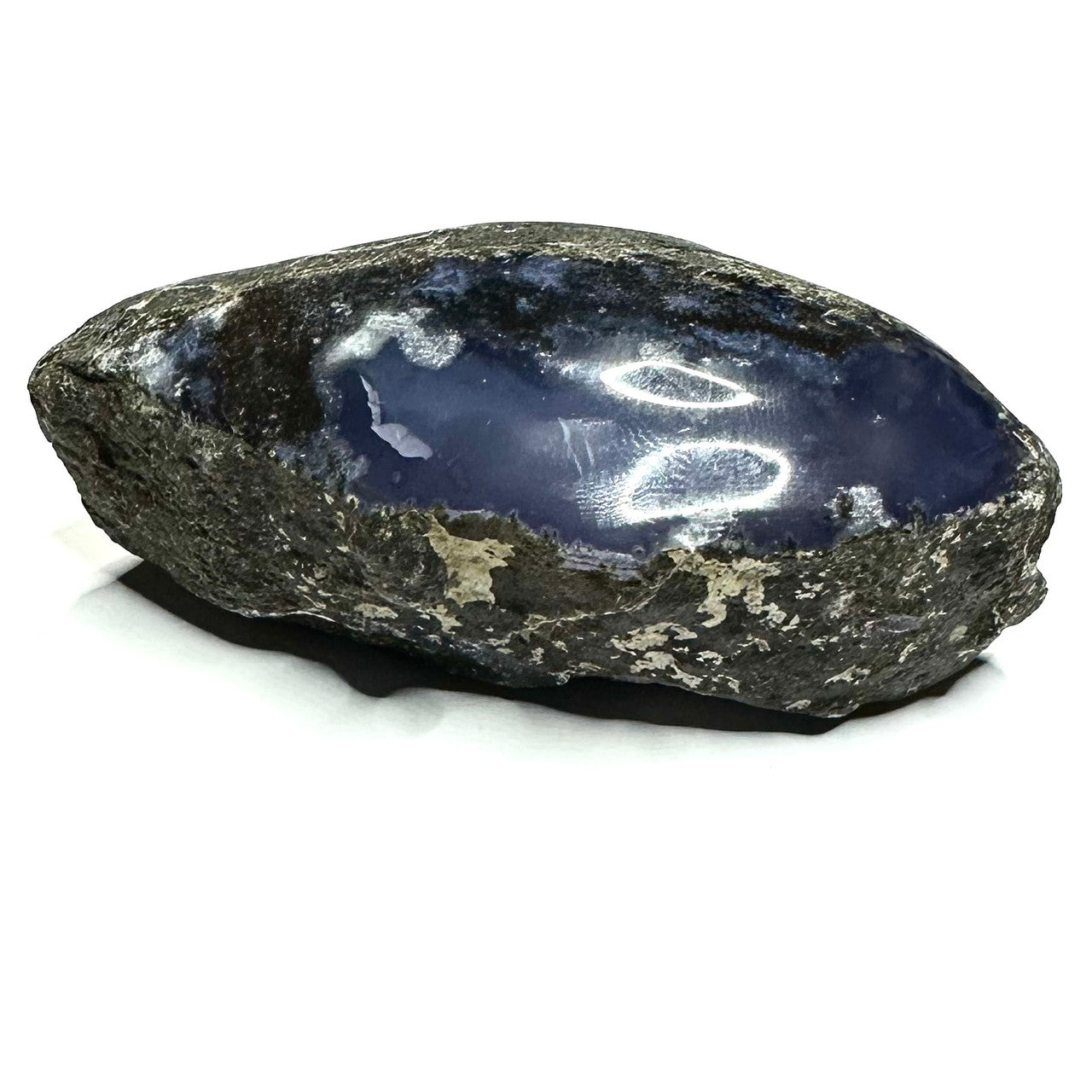 One of a Kind Purple Chalcedony Specimen Stone-3 1/2 x 1 1/2"