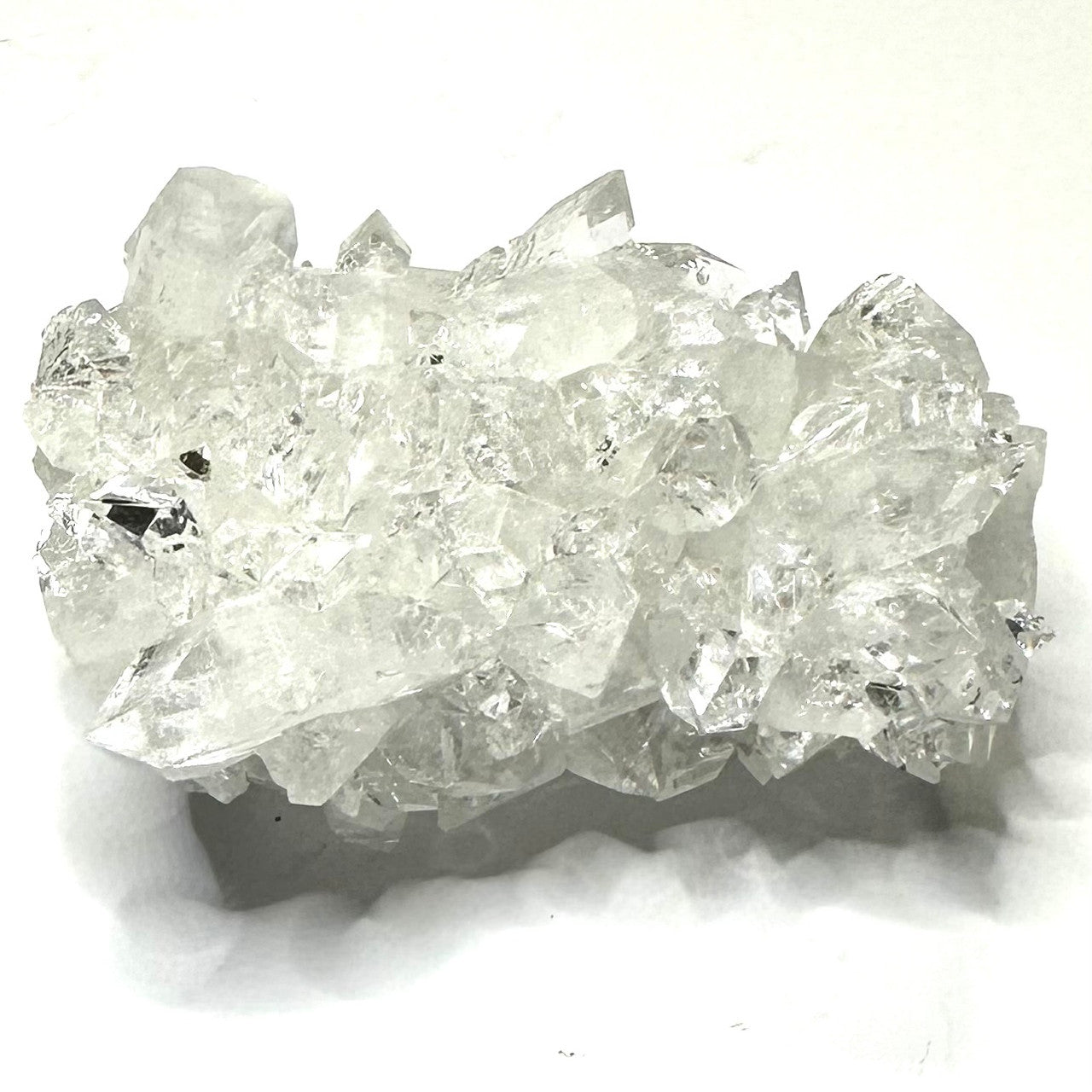 One of a Kind Apophyllite with Rainbow Inclusions Crystal Cluster-3 x 2"