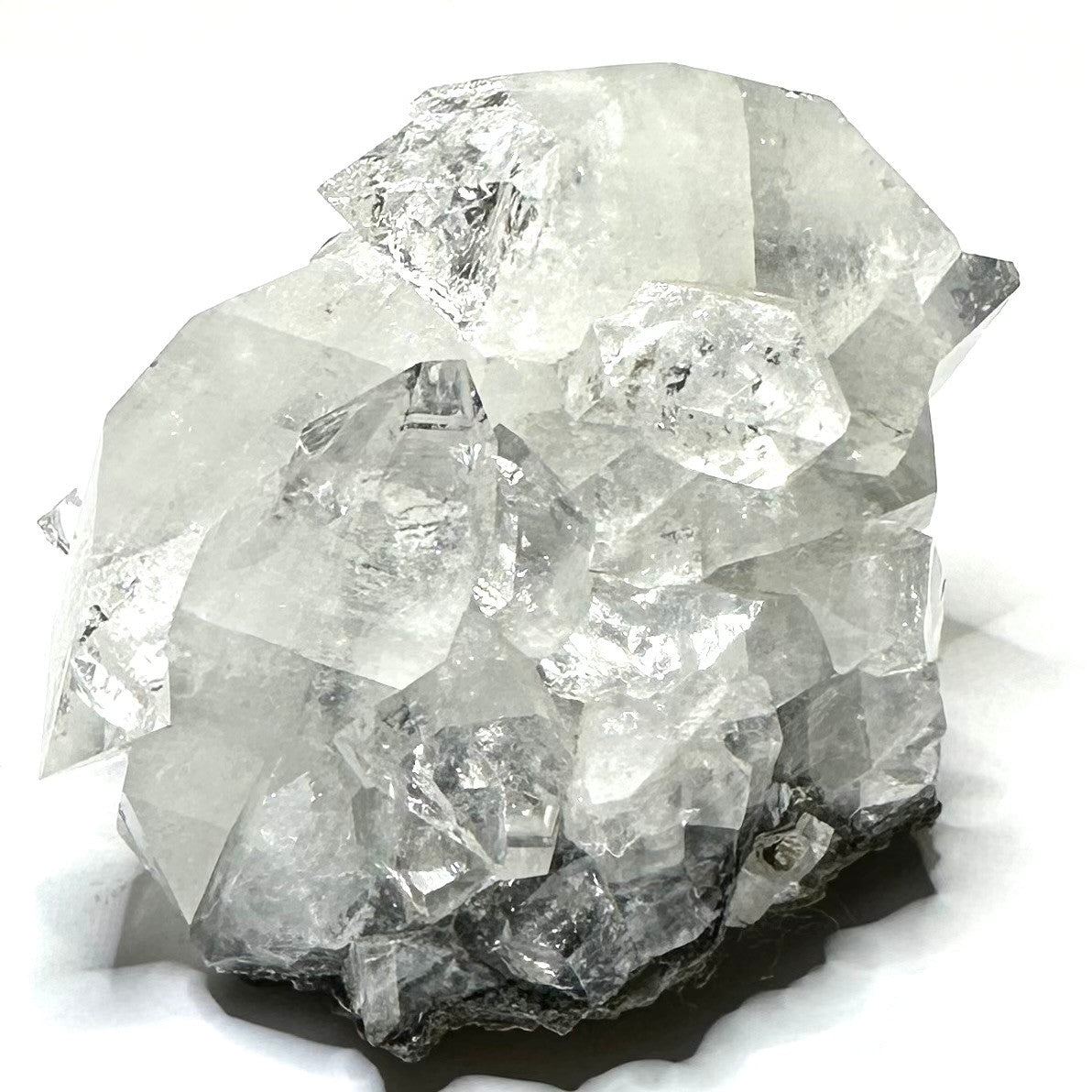 One of a Kind Apophyllite with Rainbow Inclusions Crystal Cluster-3 x 2"-NC6338