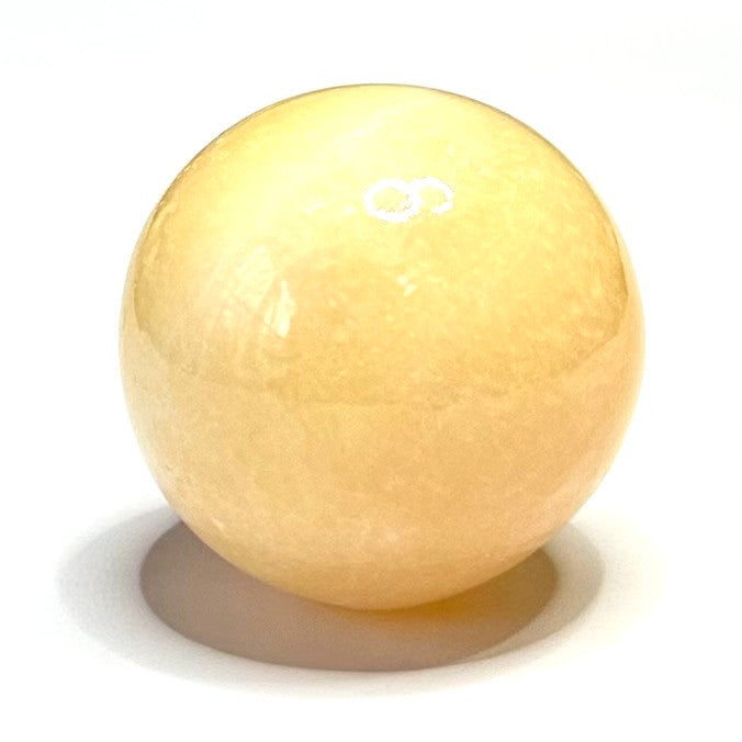 One of a Kind Orange Calcite Stone Sphere-1 1/4" (NC5341)