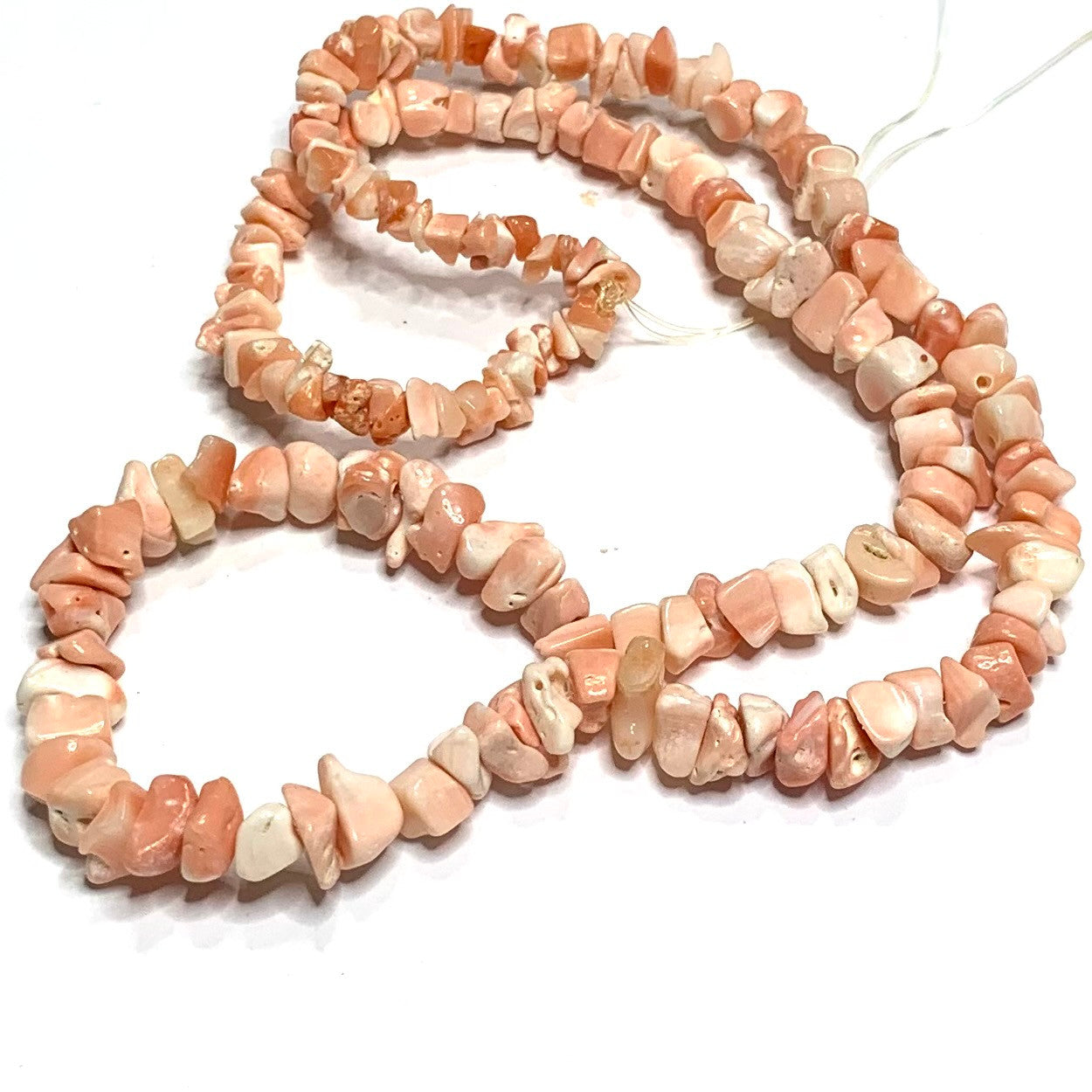 Graduated Natural Pink Coral Nugget Beads -3-7mm Avg. (SP3625)