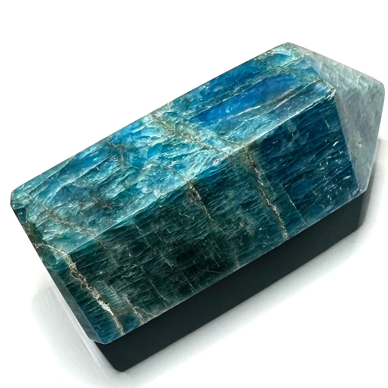 One of a Kind Apatite Stone Tower-3 1/2 x 1 3/4"