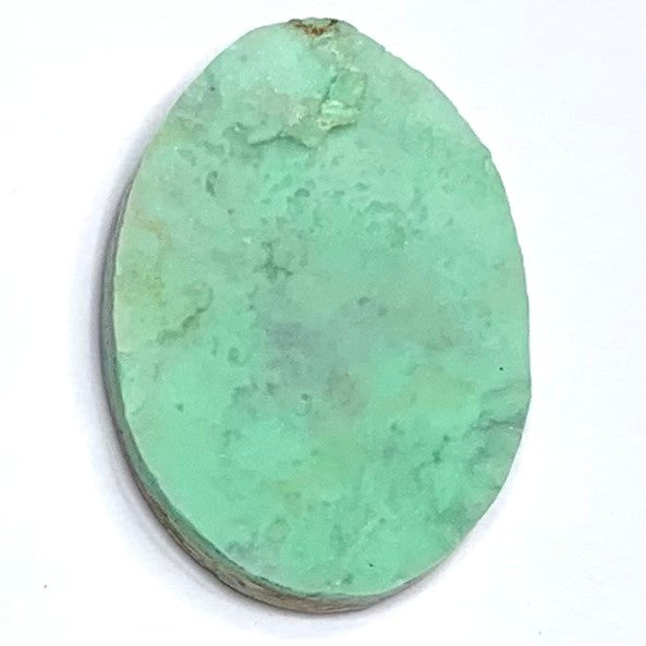One of a Kind Chrysoprase Druzy Cabochon-36 x 26mm (CAB4944)