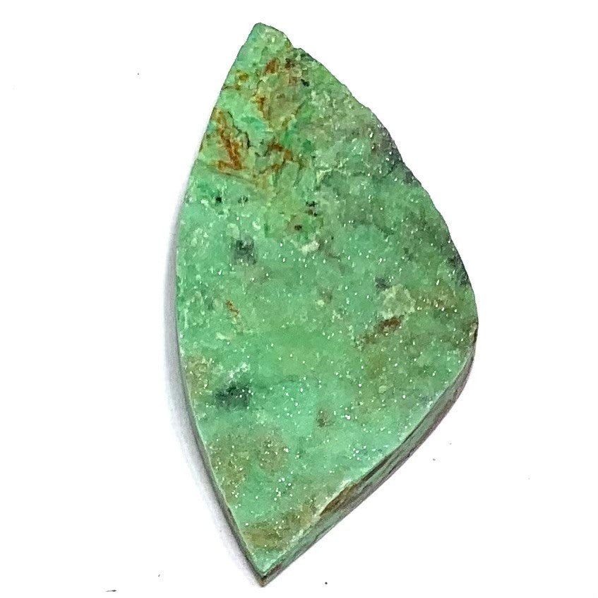 One of a Kind Chrysoprase Druzy Cabochon-46 x 32mm (CAB4963)