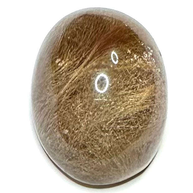 One of a Kind Rutile Quartz Oval High Dome Cabochon-29 x 22 x 16mm