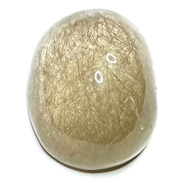 One of a Kind Rutile Quartz Oval High Dome Cabochon-27 x 22 x 17mm