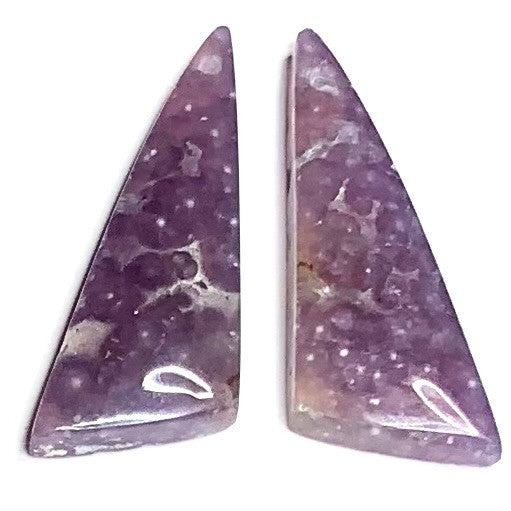 One of a Kind Grape Agate Earring/Pendant Pair-30 x 12mm (SP4969)