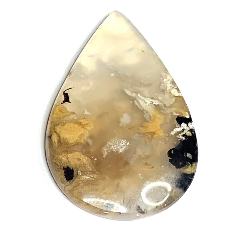 One of a Kind Dendritic Opal Druzy Cabochon-37 x 25mm (CAB5022)