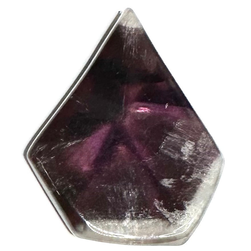 RARE-One of a Kind Trapiche Amethyst Cabochon-46 x 36mm