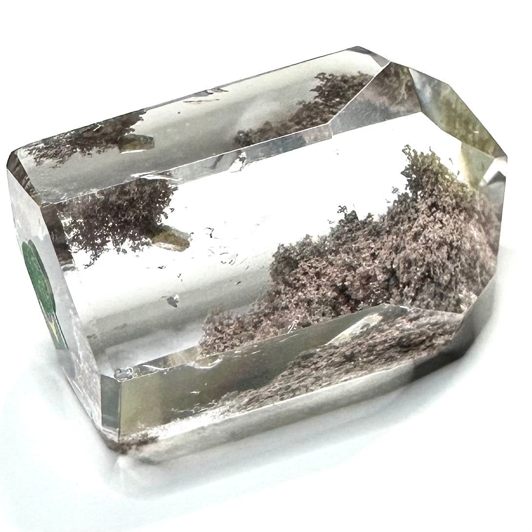 One of a Kind Garden Quartz with Rainbow Inclusions Mini Stone Tower-1 1/2 x 1 1/4"-NC64971 1/2 x 1"