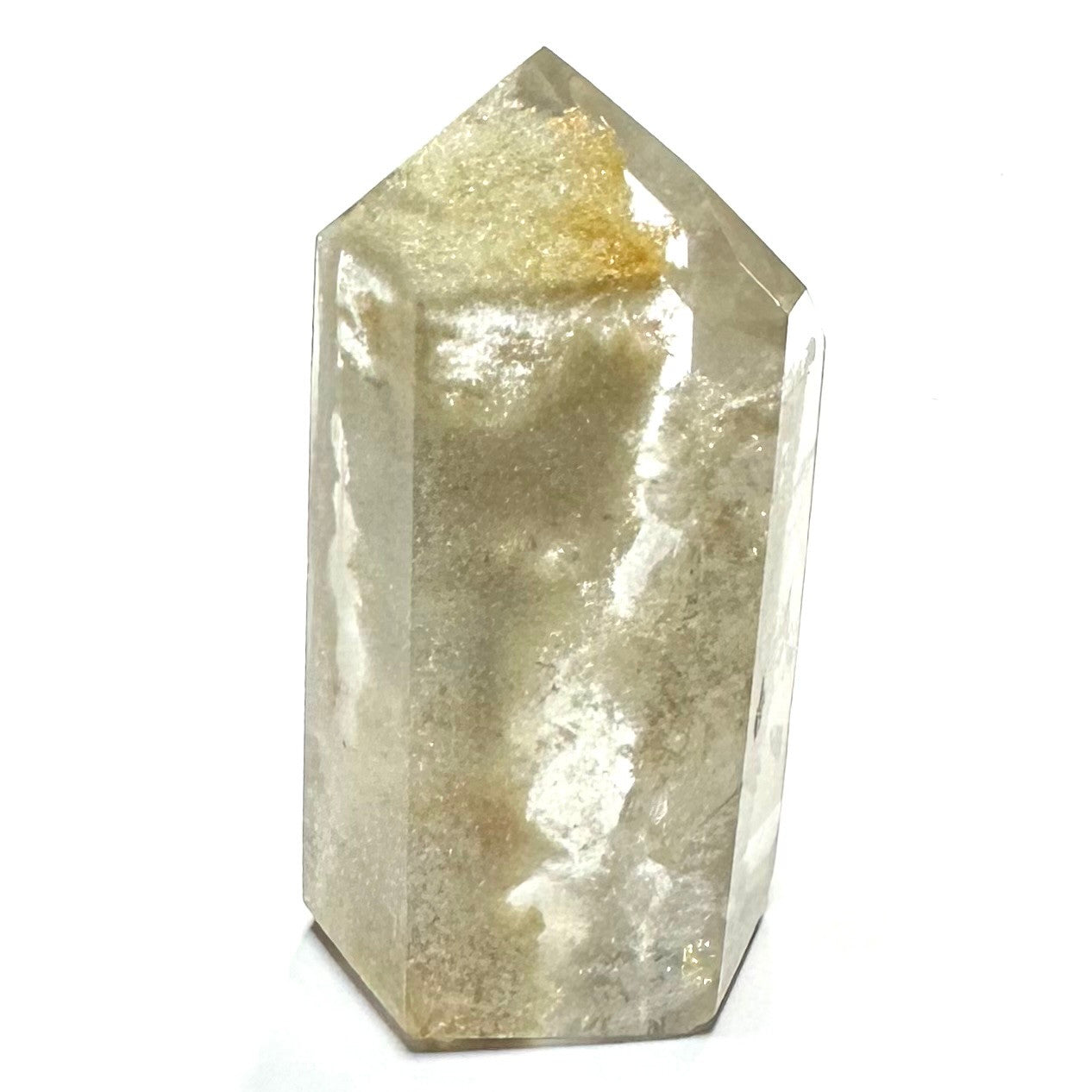 One of a Kind Garden Quartz with Rainbow Inclusions Mini Stone Tower-2 1/4 x 1"