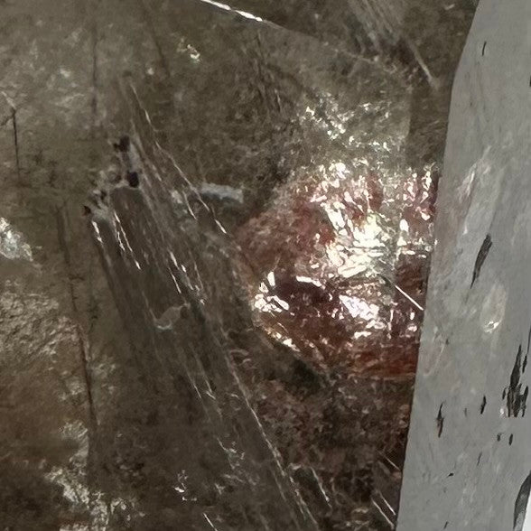 One of a Kind Garden Quartz with Amphibole Freeform Stone-2 x 2"