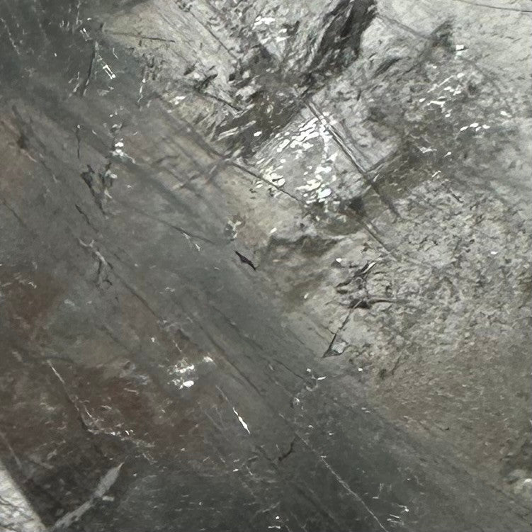 RARE-One of a Kind Blue Tara Quartz with Rainbow Inclusions Freeform Stone-2 3/4 x 1 1/2"