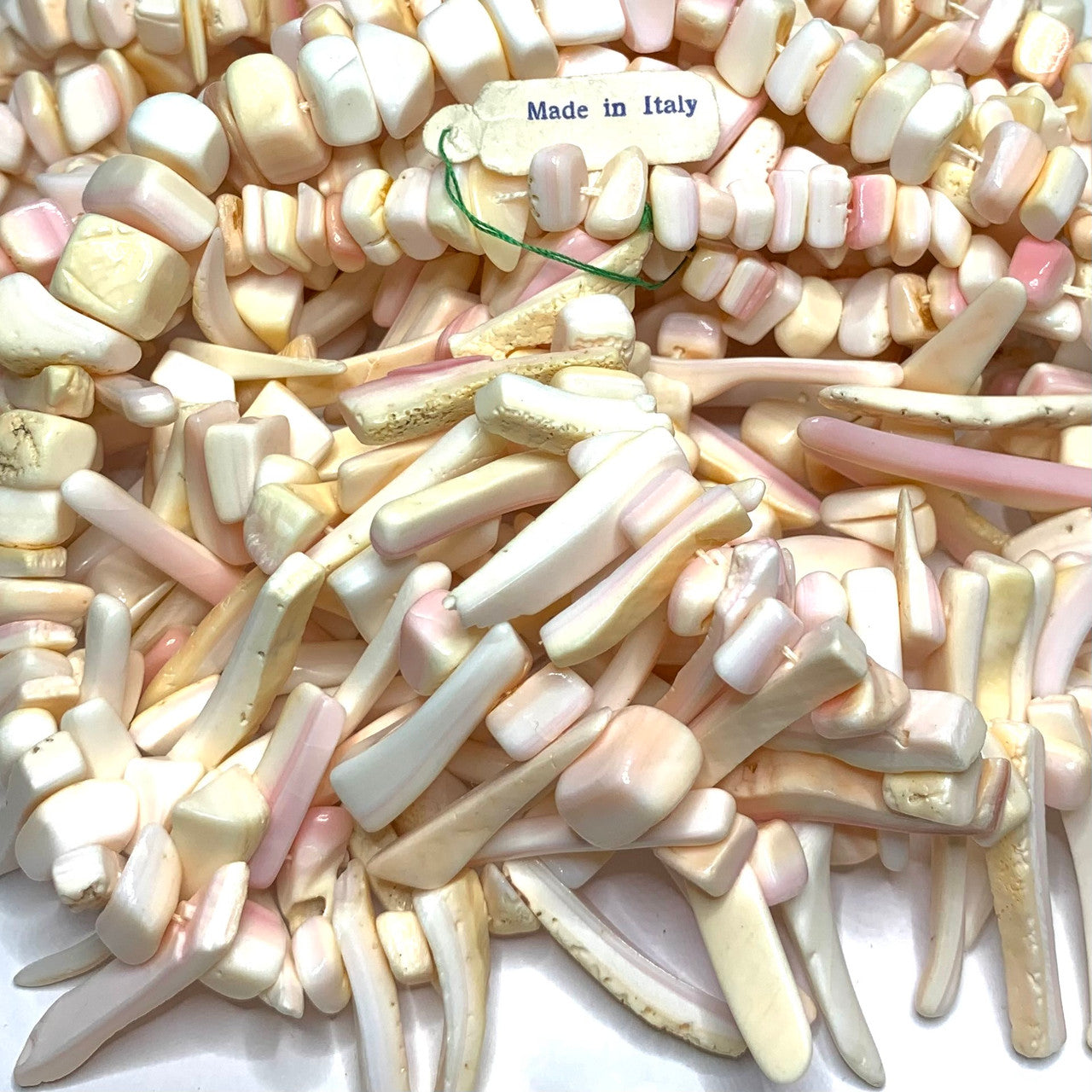 Genuine Italian Coral Graduated Nugget and Spike Beads 6-34mm Avg. (SP3699)