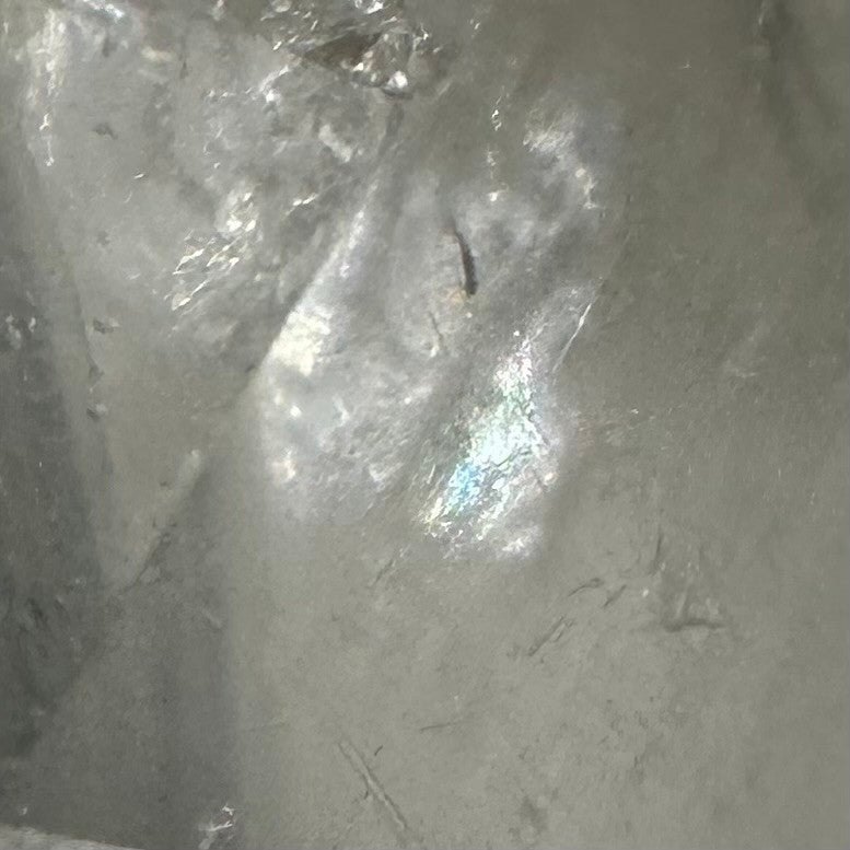 Blue Tara Quartz with Rainbow Inclusions Cluster-2 3/4 x 2 1/4"