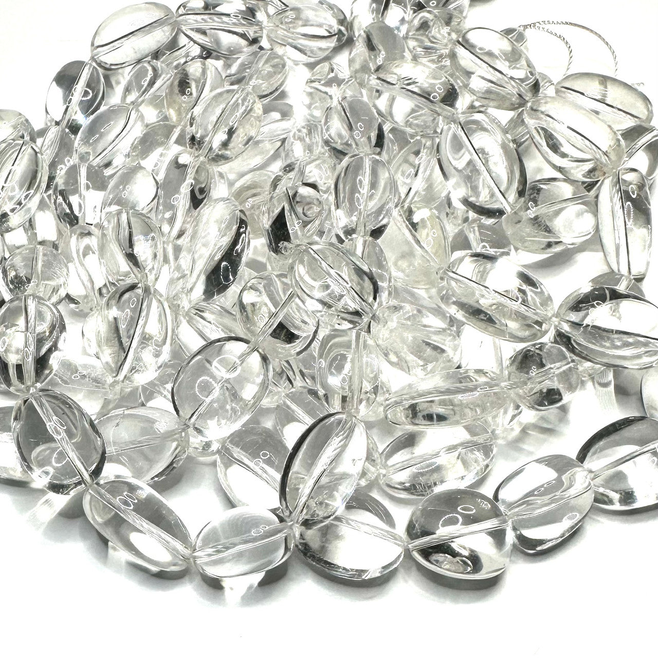 Rock Crystal Quartz Nugget Beads-AA Grade-18 x 13mm Avg. (SP5440)