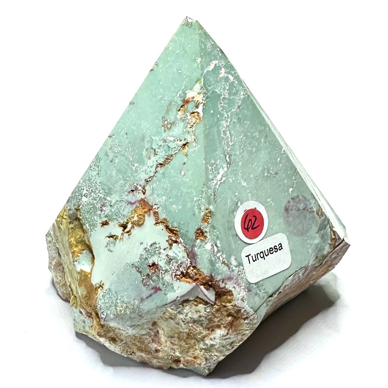 One of a Kind Arizona Turquoise Tower Stone-3 x 3" (NC5476)