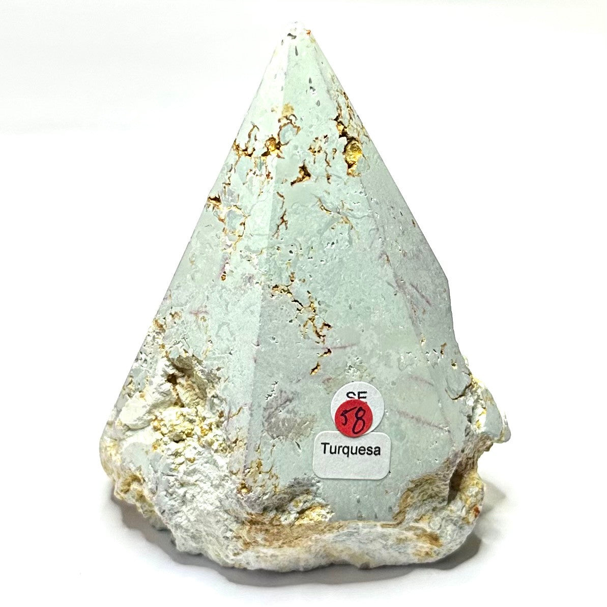 One of a Kind Arizona Turquoise Tower Stone-3 1/2x 3" (NC5475)