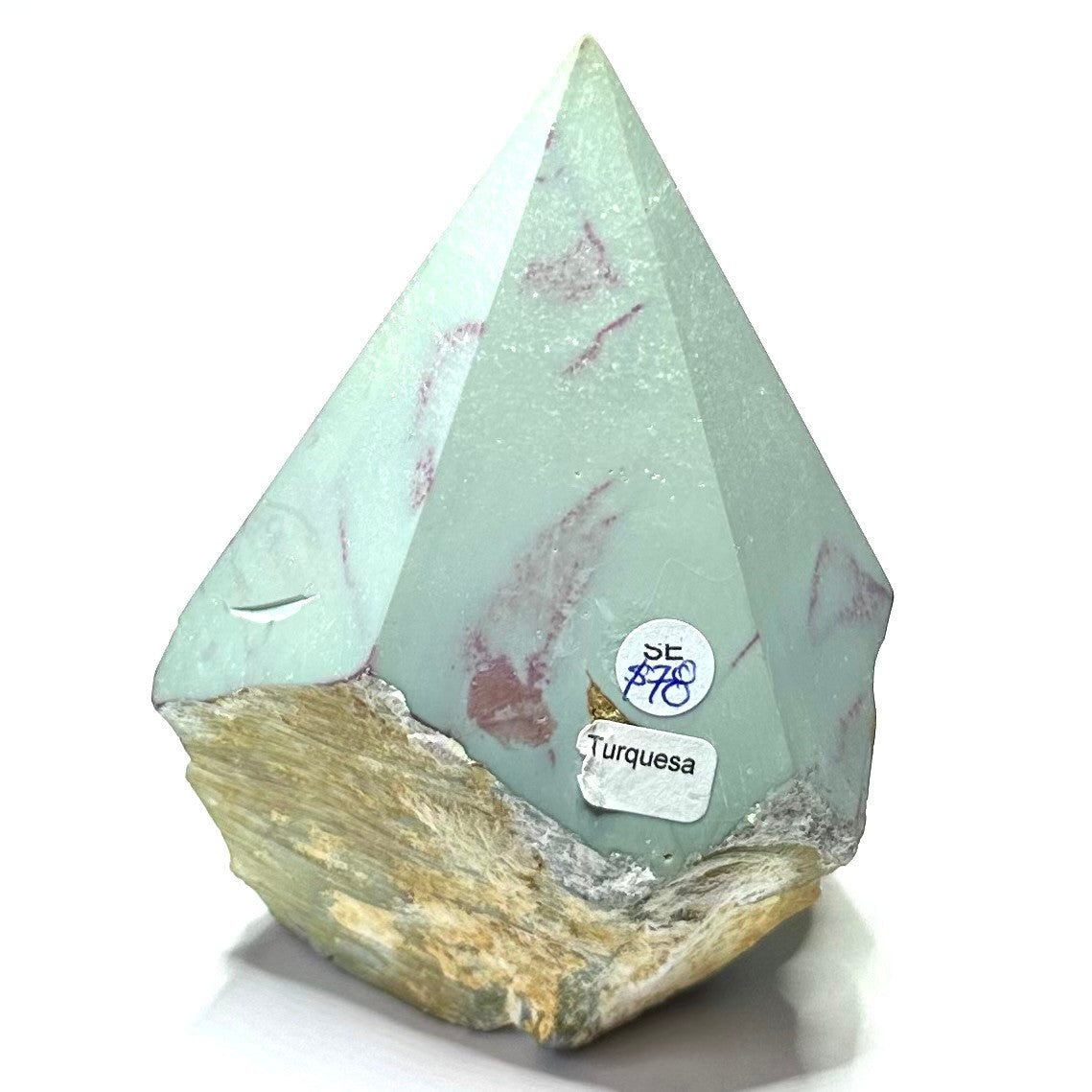 One of a Kind Arizona Turquoise Tower Stone-4 x 2 3/4" (NC5478)