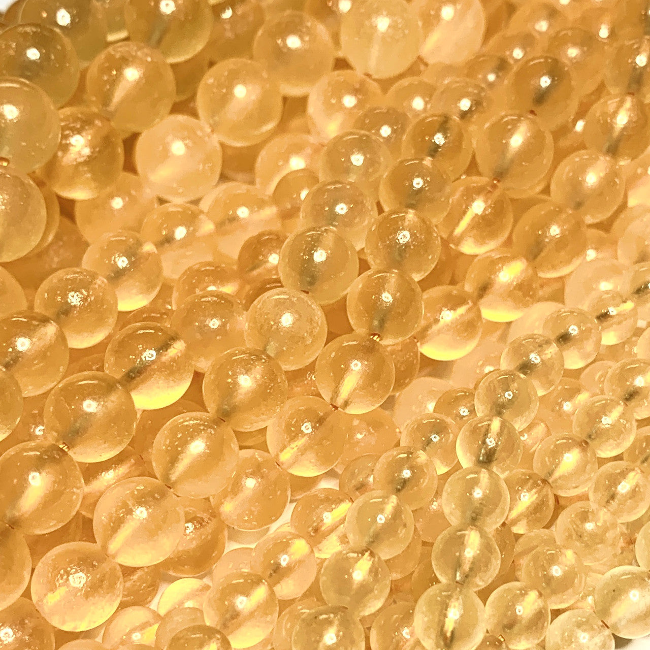 Highly Polished Orange Calcite Round Beads-10mm-AA Grade (SP3266)